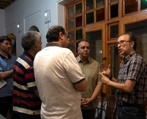 oodlajan-17 برشی از نشست پرسش و پاسخ حضوری با تماشاگران